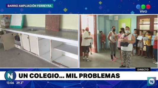 Fueron a la escuela y no pudieron entrar por problemas edilicios