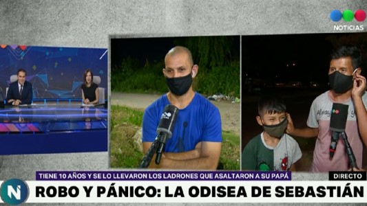Video: robaron un auto con un nene de 10 años durmiendo en el asiento de atrás