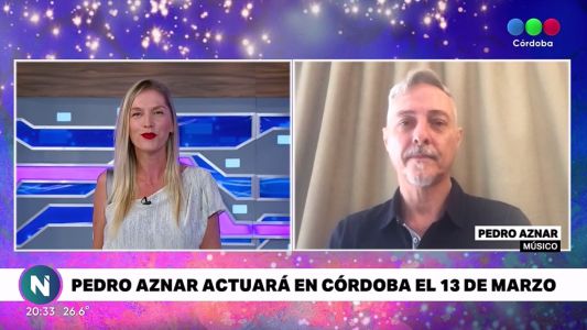 Pedro Aznar, mano a mano con Telefe Noticias antes de su llegada a Córdoba