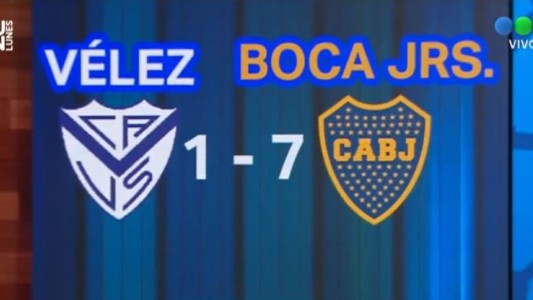 Histórica goleada de Boca 7 a 1 a Vélez: Mirá todos los goles