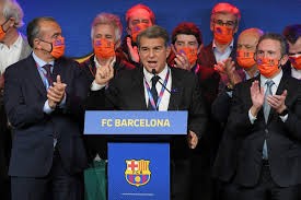 "Estoy convencido de que Messi se quiere quedar", dijo Laporta, presidente electo del Barcelona