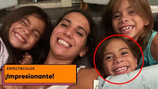 Cinthia Fernández habló de los abdominales de su hija de 7 años