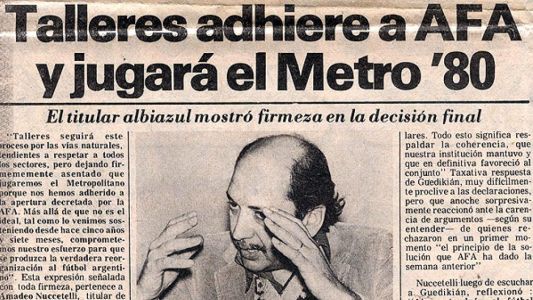 La liga cordobesa pide derogar la 1309 y que Talleres vuelva a la liga