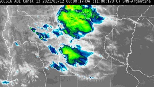 Rigen avisos por tormentas fuertes en zonas de Calamuchita y Cruz del Eje