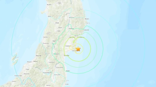 Se registró un sismo de magnitud 7,2 en la costa de Japón