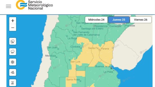 Para mañana, emiten un alerta amarillo por tormentas para todo el este provincial