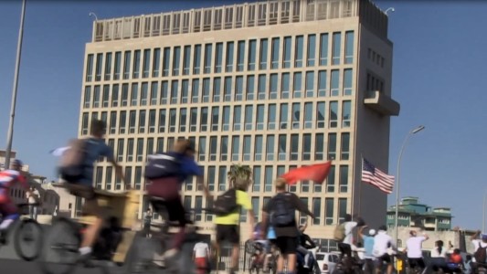 Bicicleteada en La Habana contra el bloqueo de EEUU