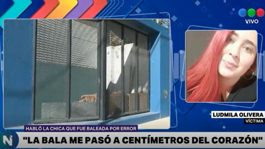 “La bala me pasó a centímetros del corazón” relató la joven baleada en La Calera