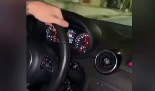 Video: Así viajaban los jóvenes del Audi antes de chocar en Lanús