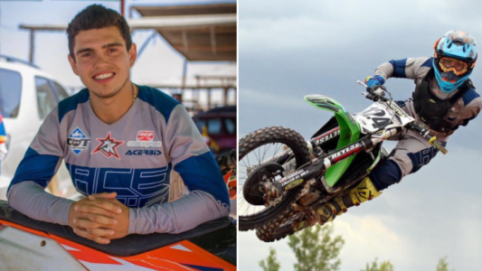 La muerte de “Wey” Zapata, el corredor de motocross que competía sin un brazo genera gran conmoción