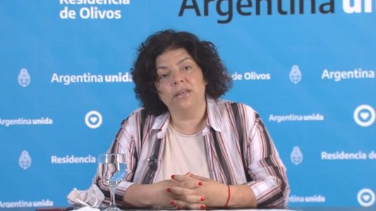 Vizzotti afirmó que "las fuentes de contagio no son en los lugares de trabajo o actividades con protocolos"