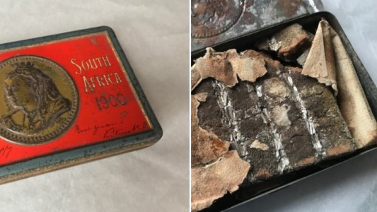 Un chocolate de hace 121 años: hallaron una tableta intacta