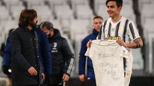 Dybala volvió a anotar un gol y se lo dedico a su mamá