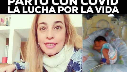 La beba que nació prematura por el Covid de su mamá evoluciona favorablemente