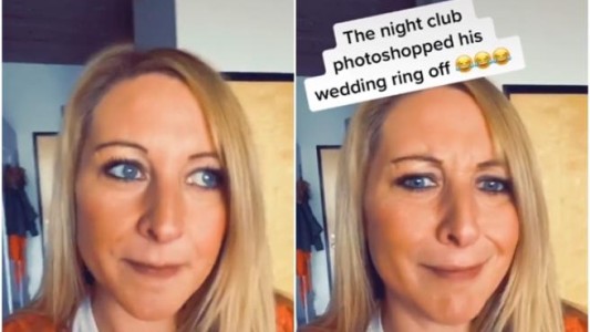 La excusa de un hombre a su pareja tras filtrarse su foto rodeado de mujeres: "Me sacaron el anillo con Photoshop"