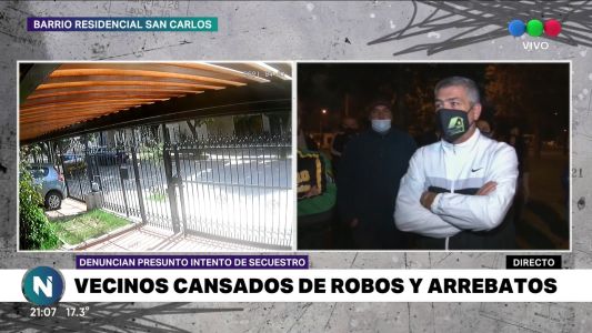 Vecinos de barrio Residencial San Carlos cansados de robos y arrebatos