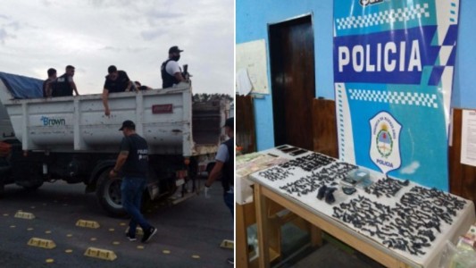 Policías se escondieron en un camión de recolección de residuos para atrapar a narcos
