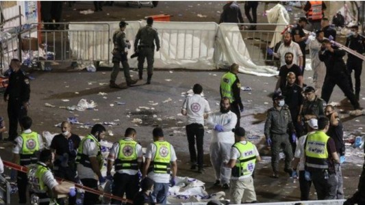Así fue la estampida que dejó  44 muertos en un festival religioso en Israel
