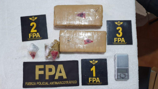 Antinarcóticos secuestró 2400 dosis de marihuana. Un hombre de 57 años detenido