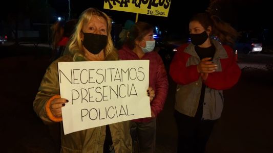 Barrios de zona sur se movilizan por la inseguridad