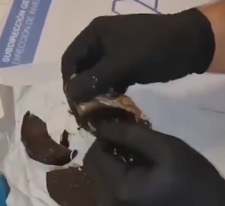 Secuestran droga en alfajores de chocolate