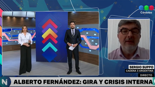 "Gira y crisis interna": la columna política de Sergio Suppo sobre el viaje de Alberto Fernández