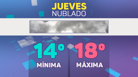Anticipan lloviznas, mucha inestabilidad, una máxima de 18°