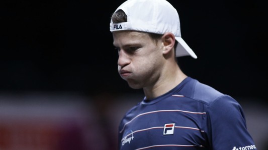 "El Peque" Schwartzman perdió ante Gasquet en su debut en el Torneo de Lyon