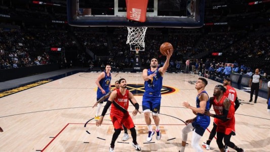 NBA: Campazzo tuvo un buen debut en Playoffs, pero Denver no pudo ante Portland