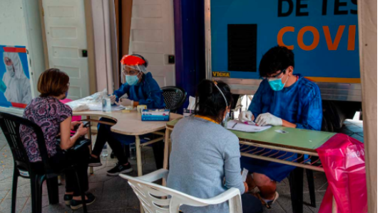 Continúan los testeos este domingo en 13 barrios de la Capital
