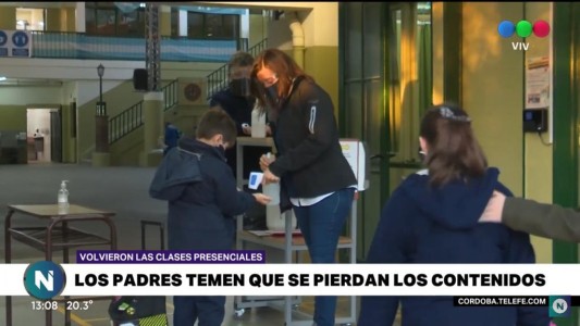 Este lunes, volvió la presencialidad a las aulas