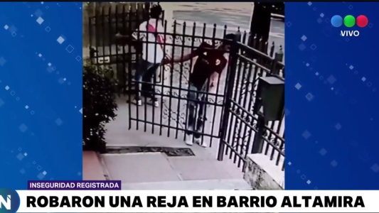 Los roba portones no paran