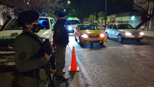 Intensifican los controles de circulación nocturna con distintas fuerzas de seguridad