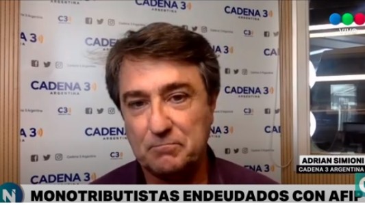 Monotributistas endeudados con AFIP, la columna de Adrián Simioni