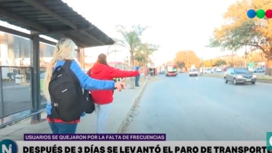 Volvió el transporte, pero con demoras