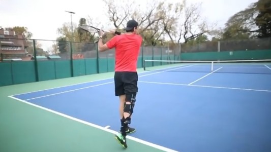 Video: Del Potro volvió a entrenar en una cancha y sueña con los Juegos Olímpicos