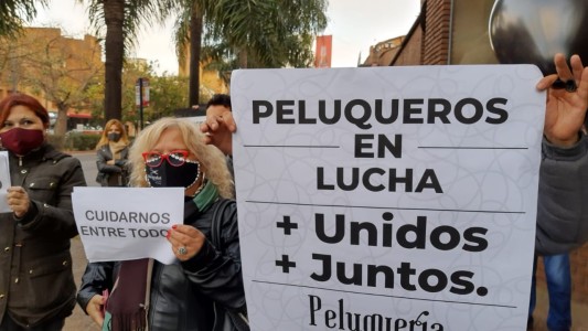 Protesta de peluqueros: “Esto no da para más”