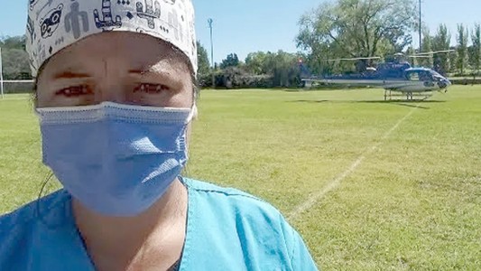 La enfermera que vacuna lugareños en el Champaquí