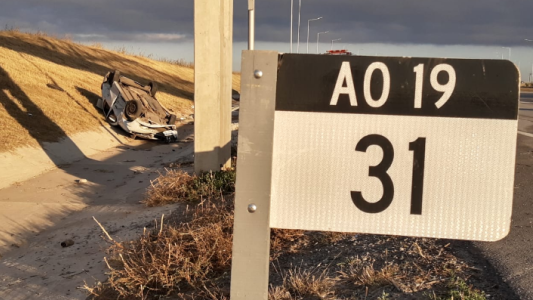 Accidente en Avenida Circunvalación a la altura del kilómetro 31