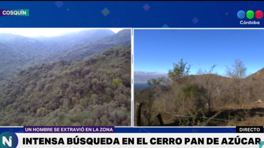 Intensa búsqueda en el Pan de Azúcar