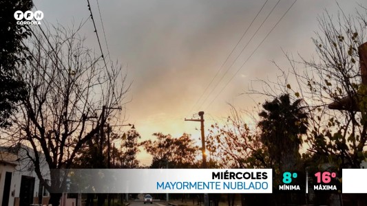 Frío moderado, cielo nublado, máxima de 16°