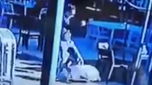Video: mató de una patada al perro que atacó a su hijo