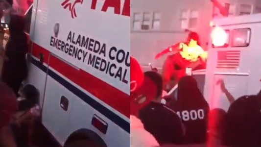 En medio de un tiroteo, se pusieron a hacer "twerk" arriba de una ambulancia que asistía heridos