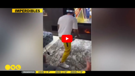 Los Imperdibles de Telefe: rompe un televisor jugando y un hombre se cayó a una alcantarilla