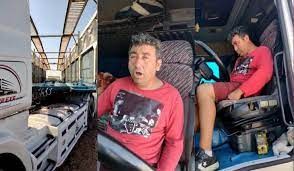 Video: revelan imágenes de un camionero borracho que estaba a punto de hacer un viaje