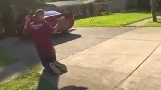 Video: el momento del rescate de una nena secuestrada cuando andaba en bicicleta