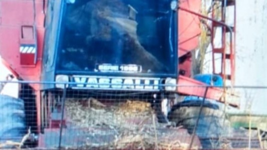 Recuperó su cosechadora robada 8 años atrás