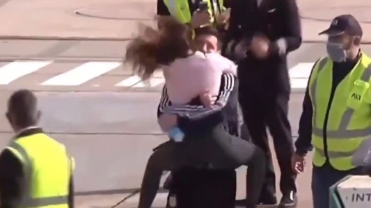 El emotivo reencuentro de Lionel Messi y Antonela Roccuzzo