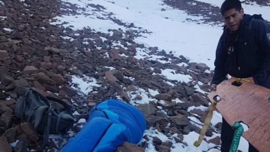 Rescataron a una andinista que se accidentó en un Cerro en Potrerillos