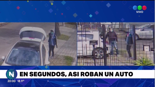 Inseguridad que no da tregua: robaron un auto a mano armada en segundos